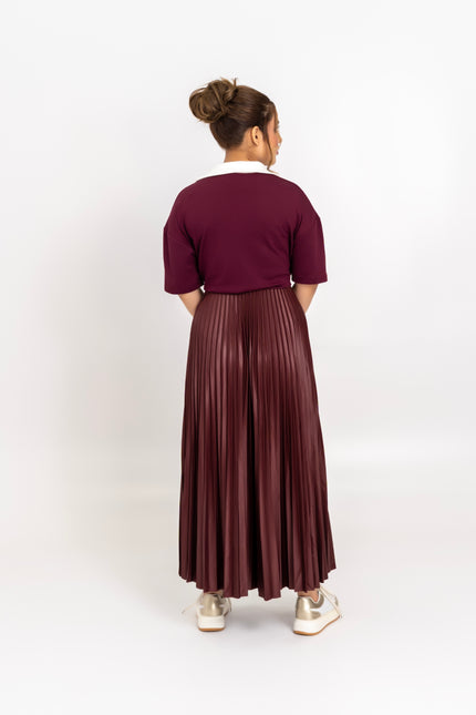 Maroon Skirt